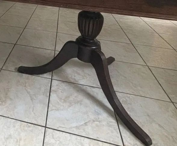 Mesa de Jantar Grande em Madeira com Base Dupla - Foto 2