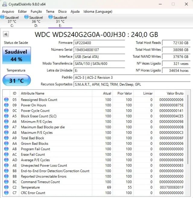 Western Digital WD Green WDS240G3G0A - Foto 2