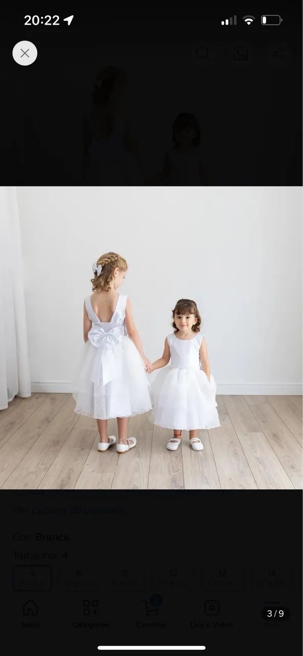 Vestido de daminha