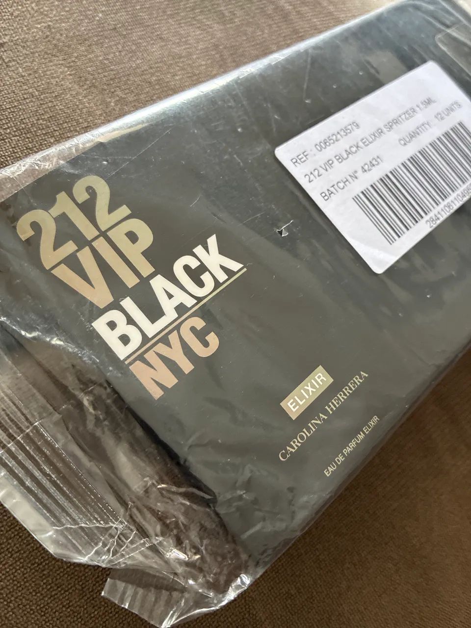 Pack 212 vip black elixir 18 ml em flaconetes original 