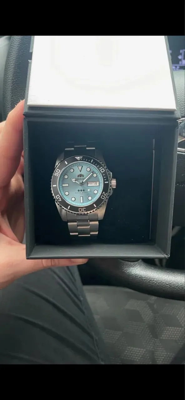 ORIENT JAPAN SKY BLUE - COMPLETO - IMPECÁVEL - R$ 950 - Acessórios
