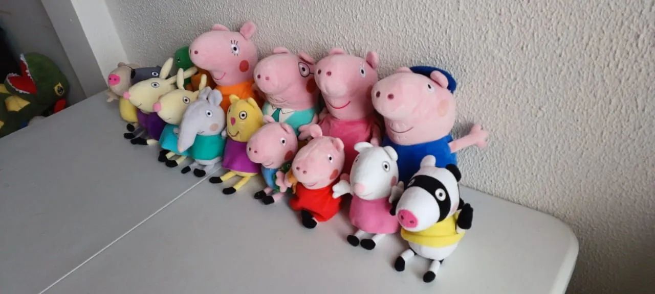 Coleção de pelúcias da Peppa pig. - Foto 2
