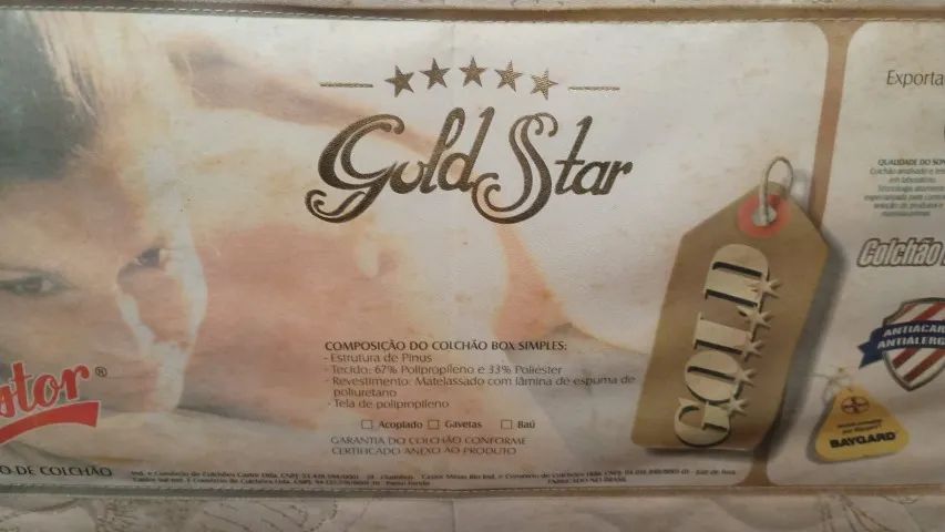 Cama Box Colchão Gold Star Castor - Foto 4