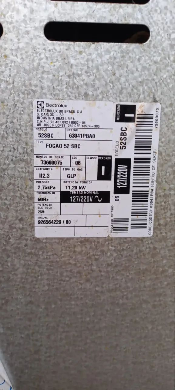 Fogão Eletrolux 4 Bocas 52SBC Branco acendimento automático  - Foto 3