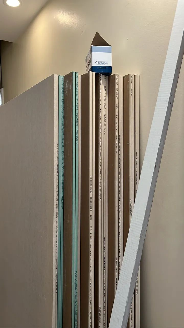 Placas de gesso para driwall 