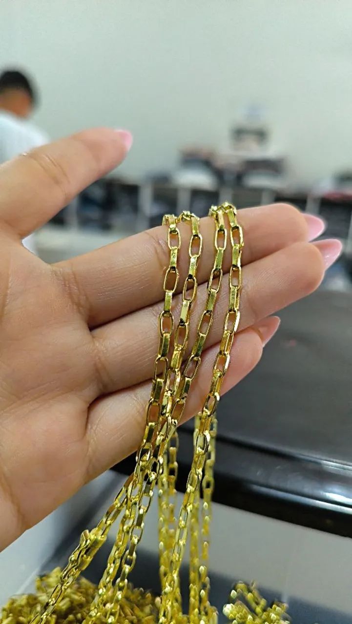 Corrente moeda antiga Cartier 