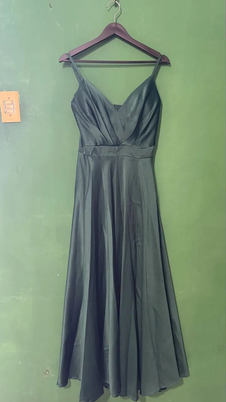 Vestido de festa VERDE ESMERALDA - M - Foto 5