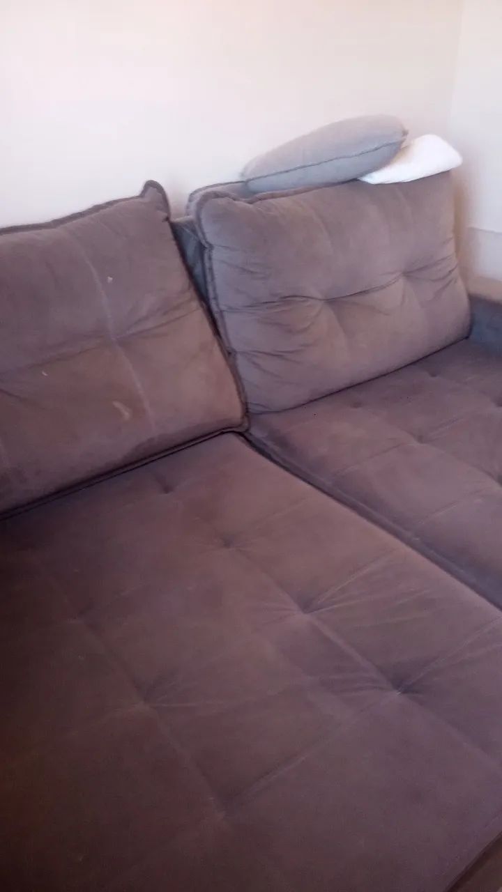 Sofá reclinável usado