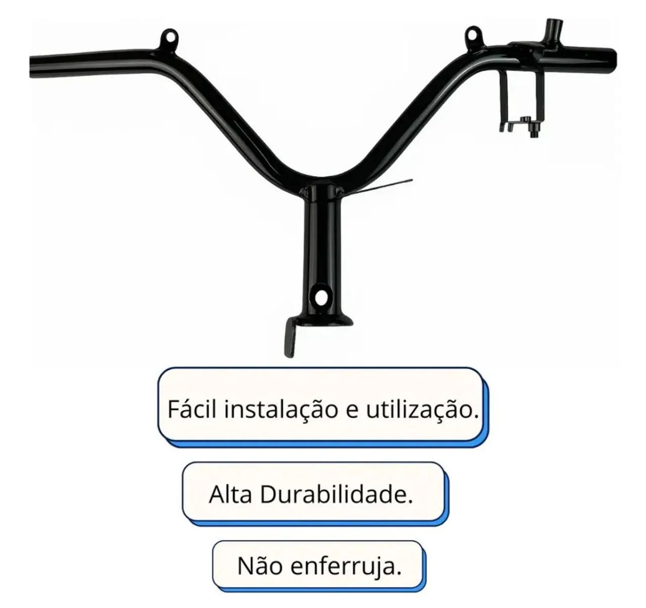 Guidão Shineray Jet 50cc Jet 125cc 2013 A 2025 - Foto 3