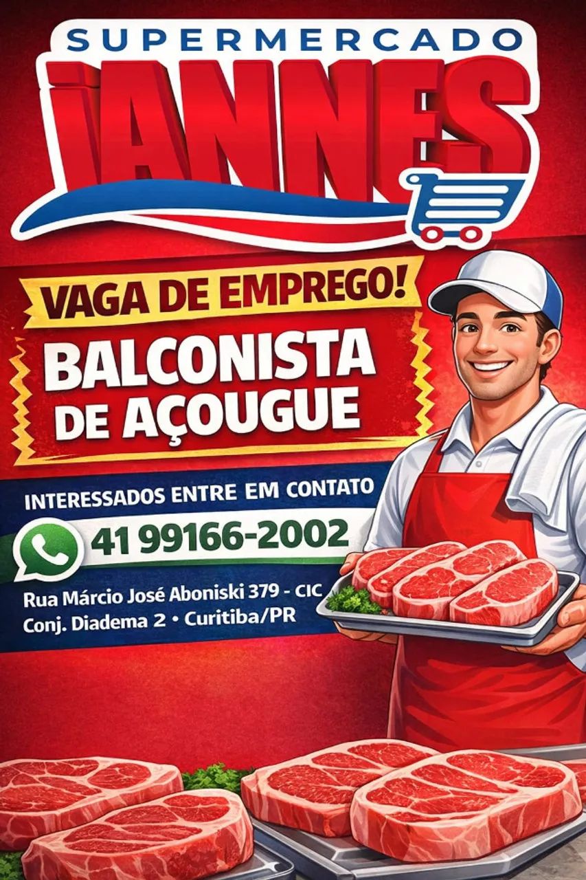 balconista açougue