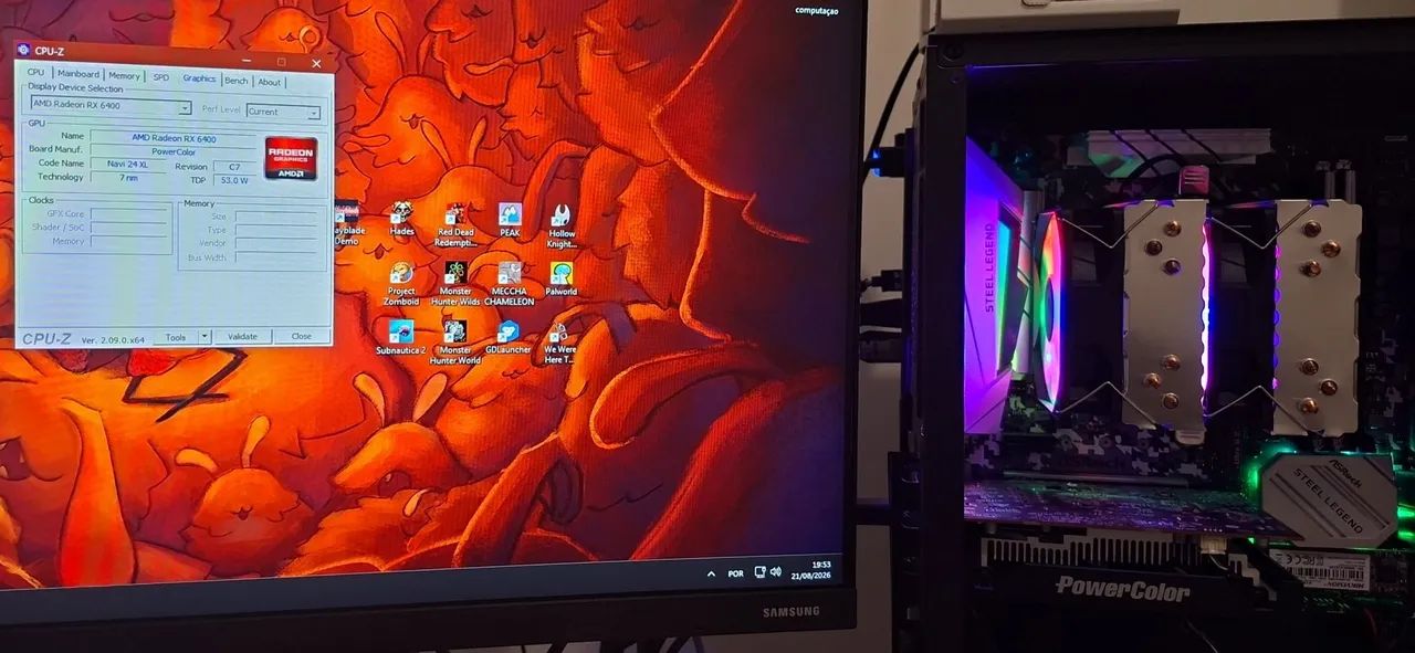 Rx 6400 power color - Foto 4