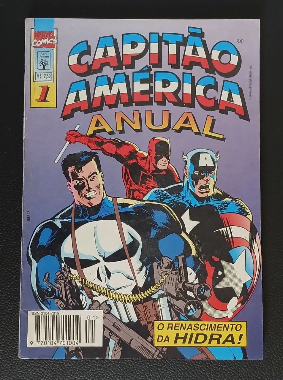 Capitão América Anual Nº 1 - Abril Jovem/Marvel
