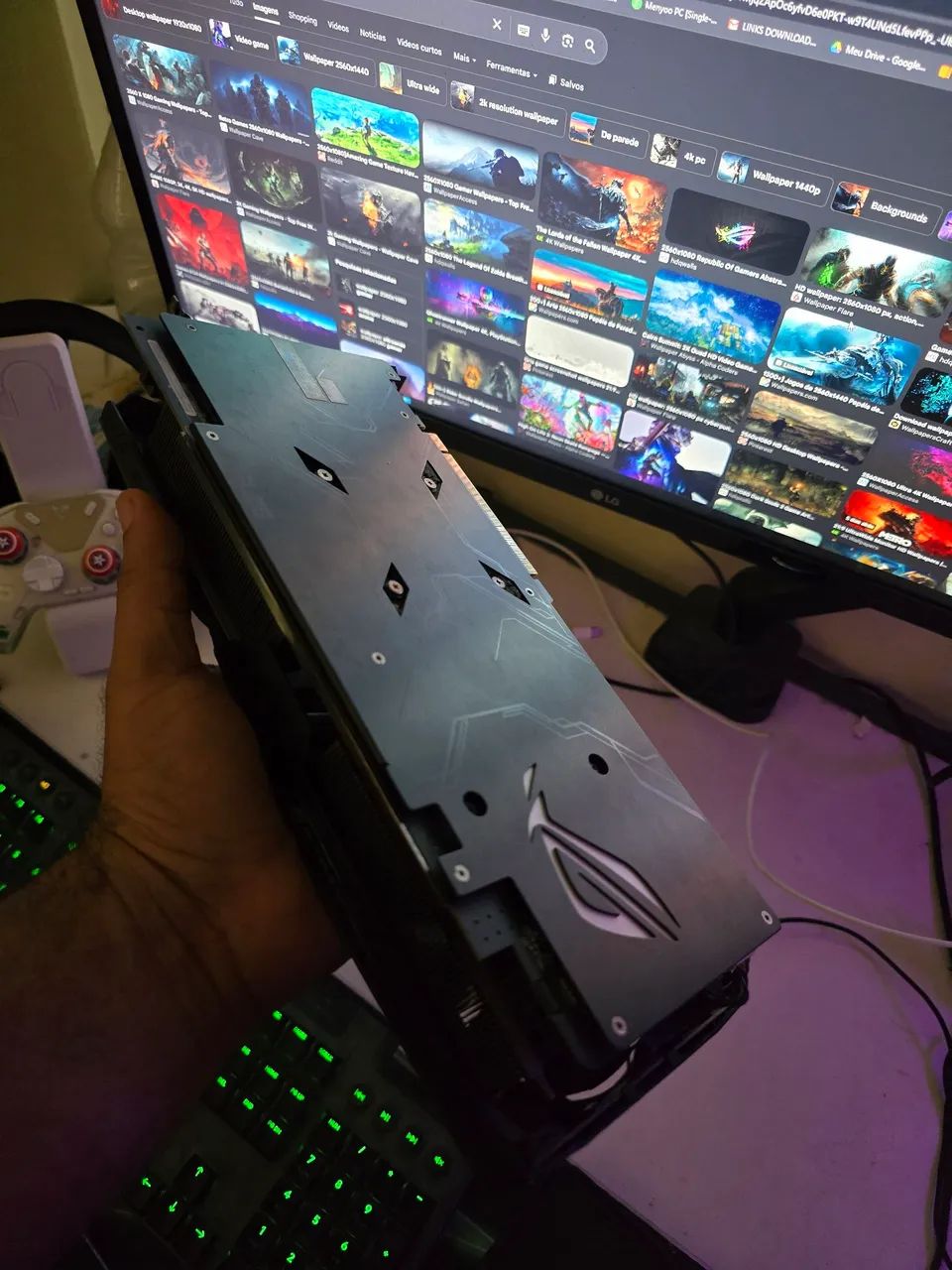 PLACA DE VÍDEO Asus ROG Strix Radeon RX 580 Gaming - Foto 2