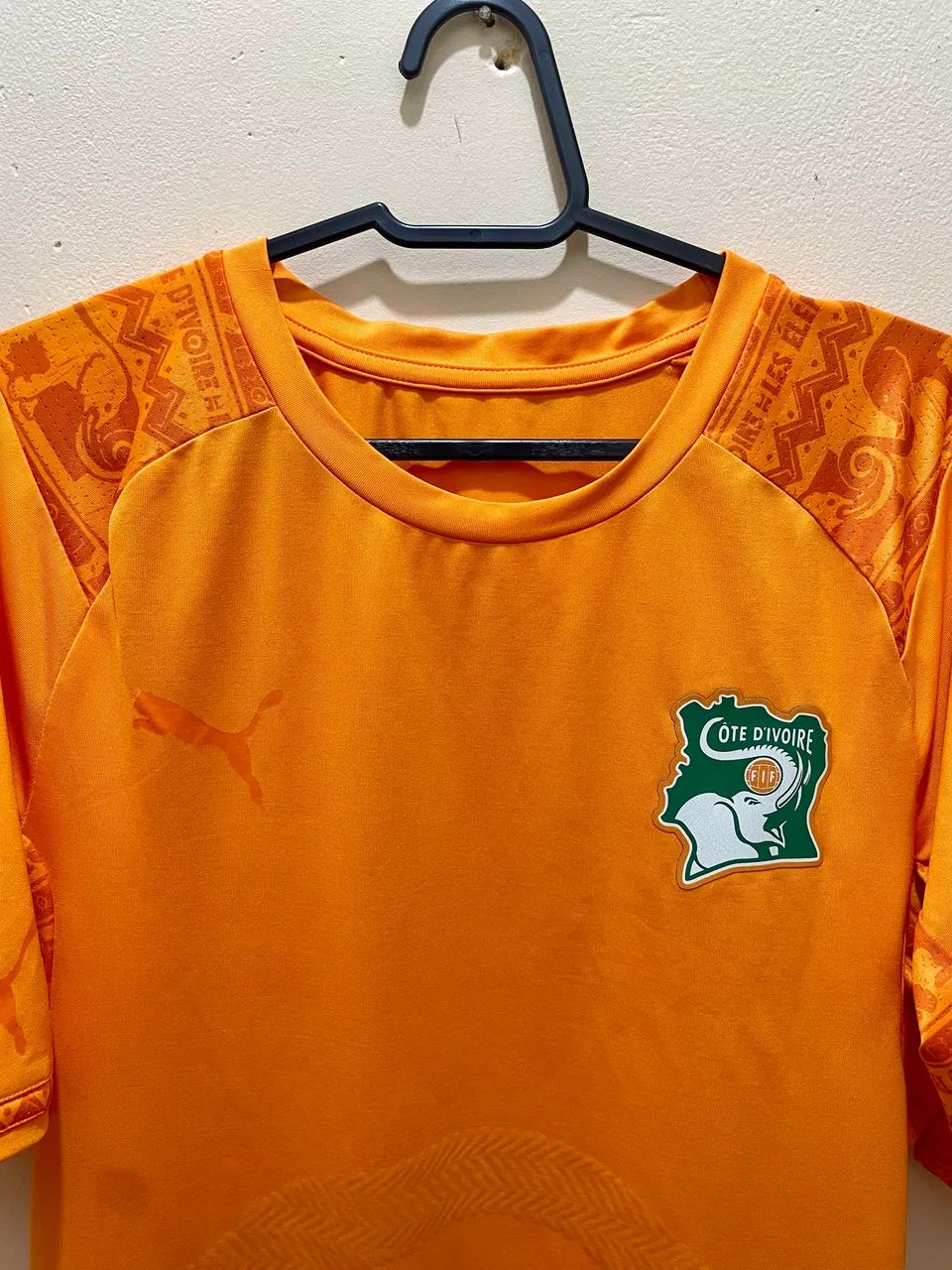 Camisa Costa do Marfim 2014 Puma - Modelo Jogador (Player Issue) - Tam. G, ORIGINAL. - Foto 2