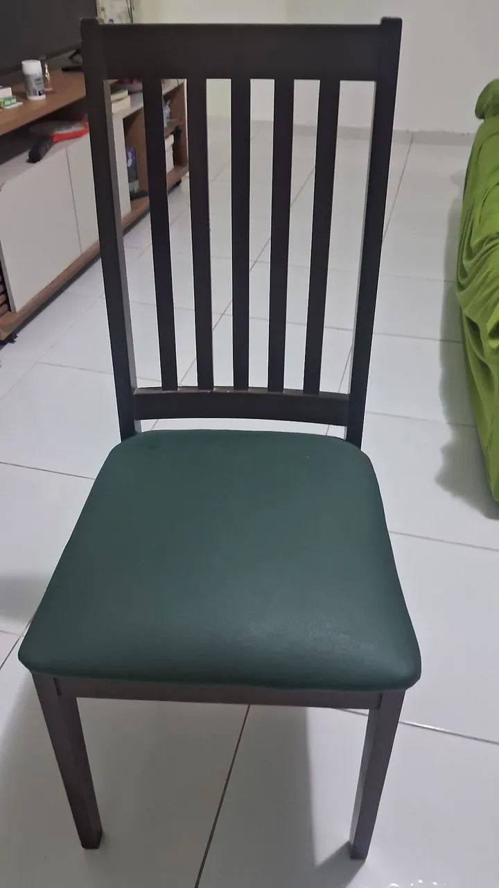 Mesa de jantar de madeira de lei - Foto 4