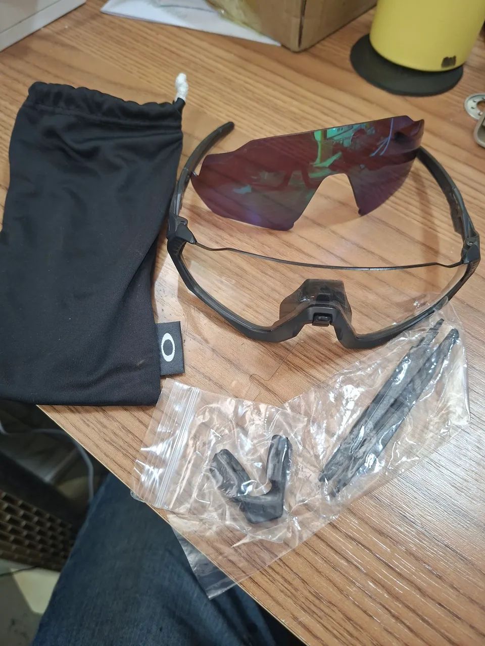 OCULOS OAKLEY FLIGHT JACKET EXCELENTE ESTADO 