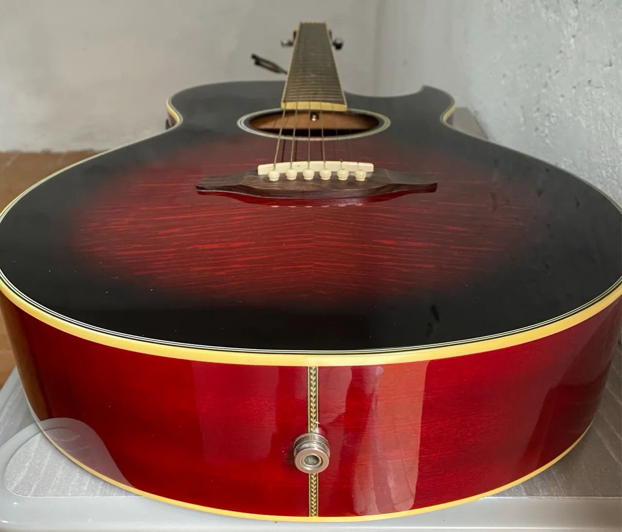 Violão eletroacústico da marca Eagle, modelo GL36 - Foto 4