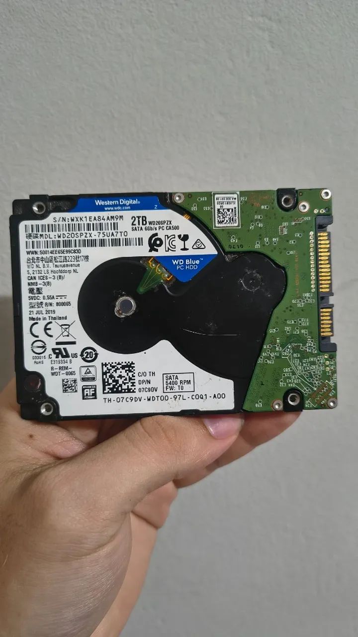 HD Notebook 2TB/2'5