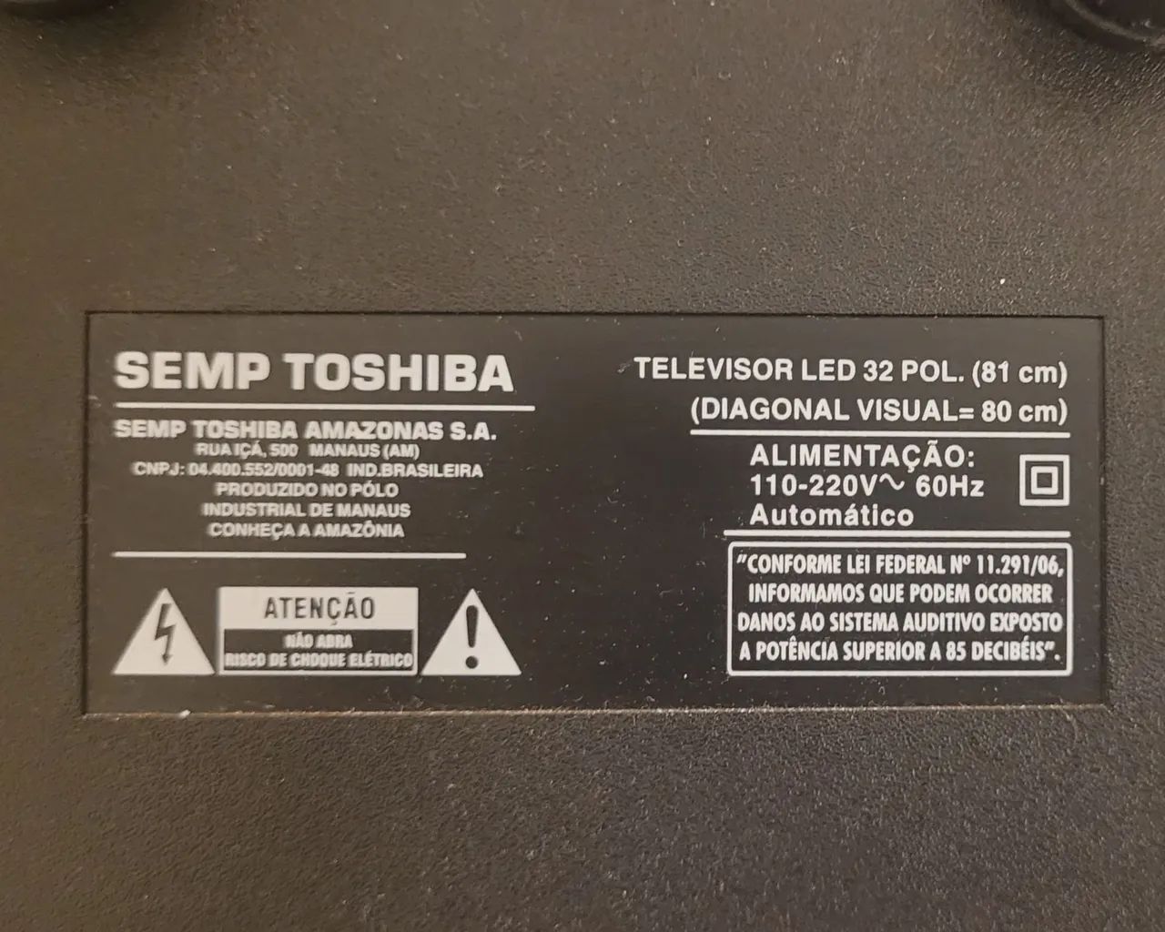 Televisão Semp Toshiba 32 polegadas - Foto 3