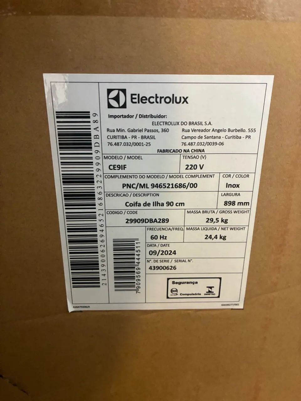 Coifa de Ilha 90 cm - Electrolux - Foto 2