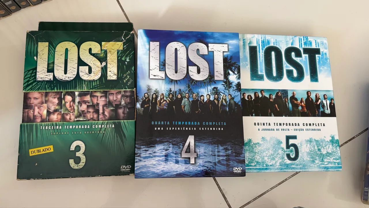 Box dvd LOST- ORIGINAIS