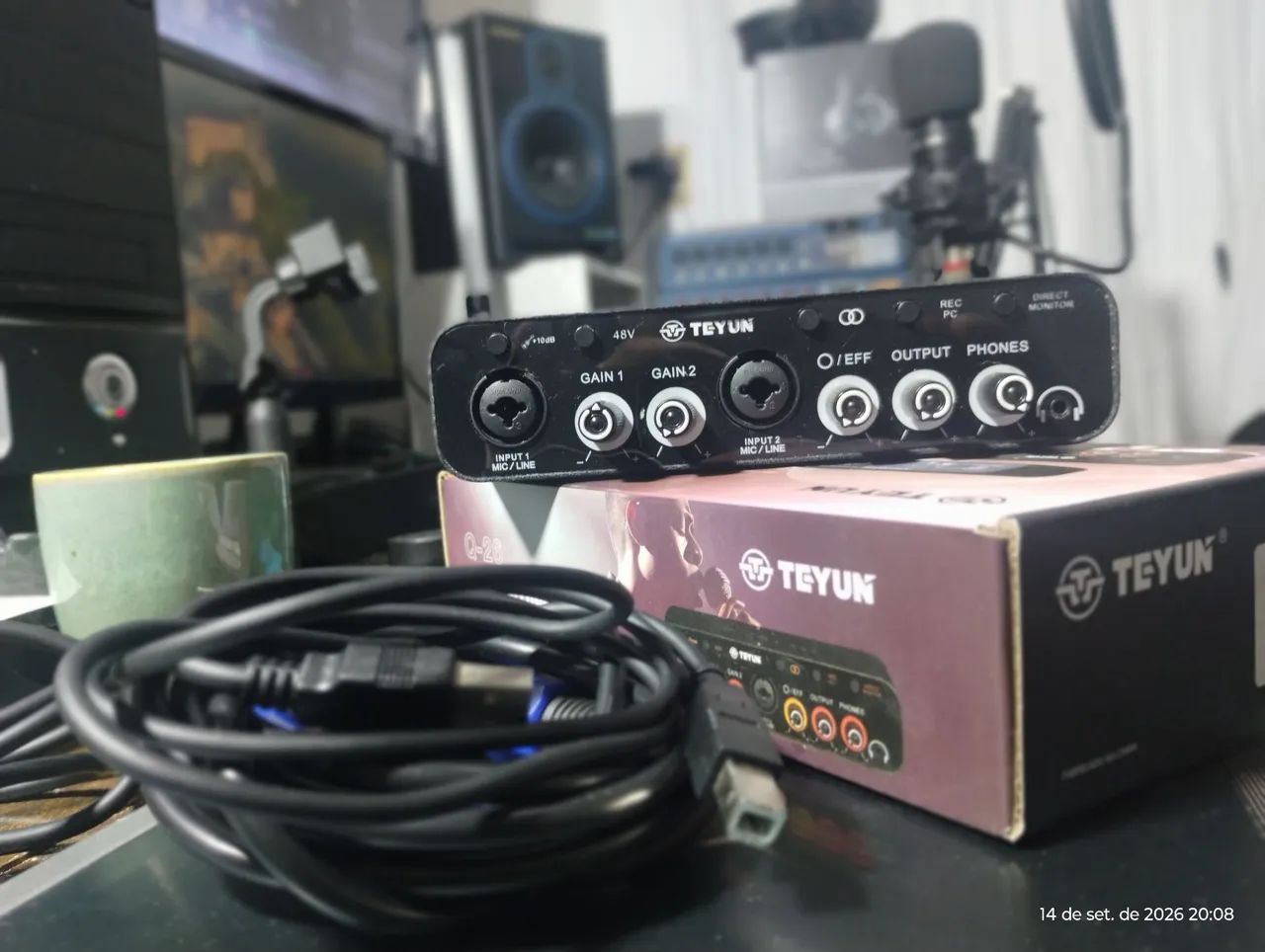 ? TEYUN Q-26 + CABO XLR | POUQUÍSSIMO USO - Foto 3