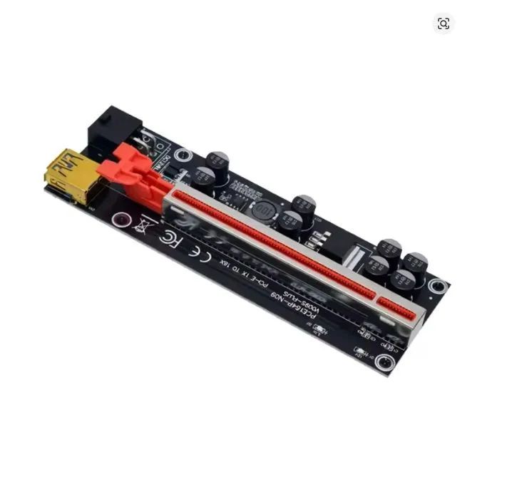 Placas Riser Ver009S Plus PCIe x1 para X16 - Foto 2