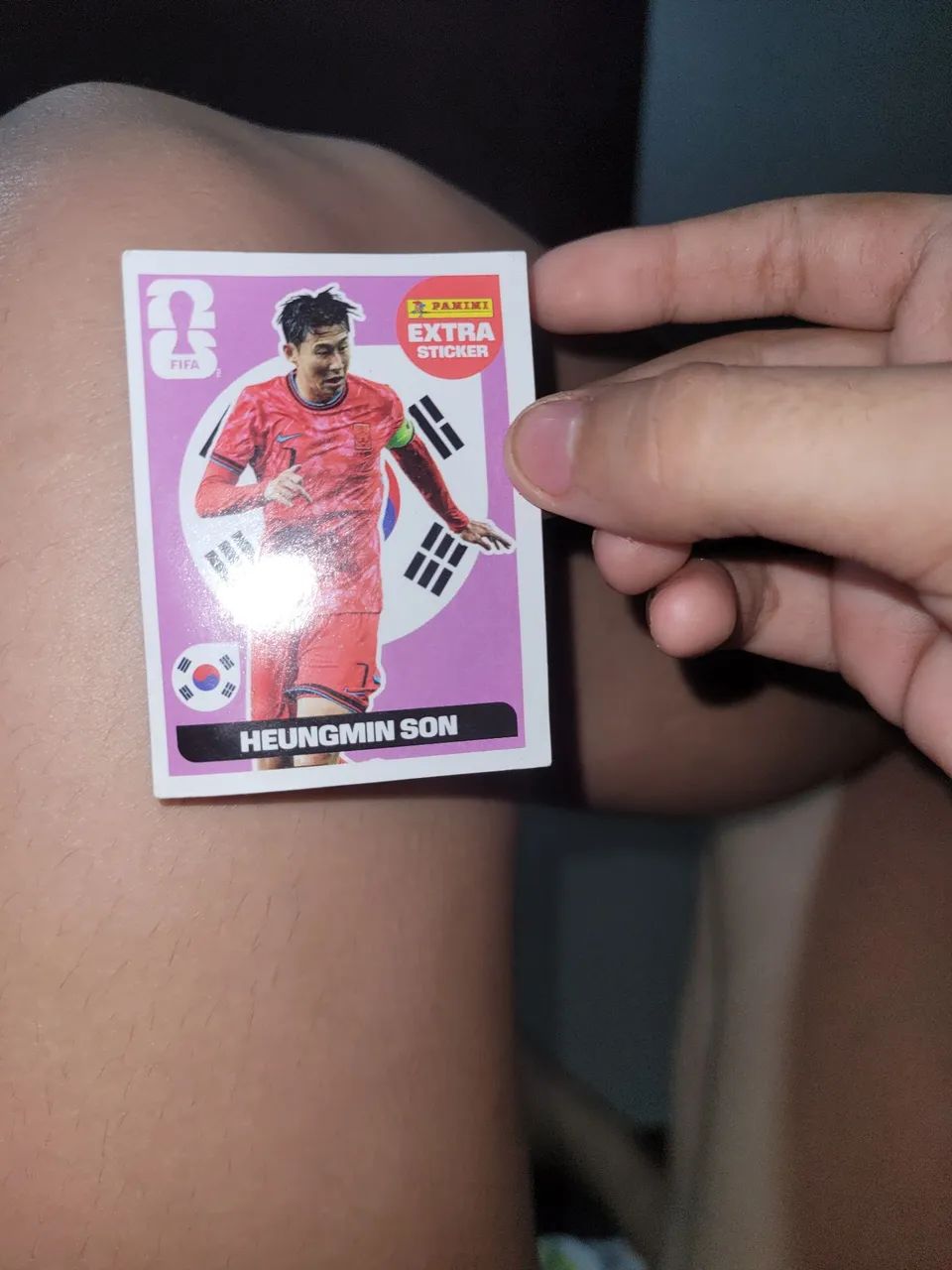 Figurinha do Heungmin Son bordo 