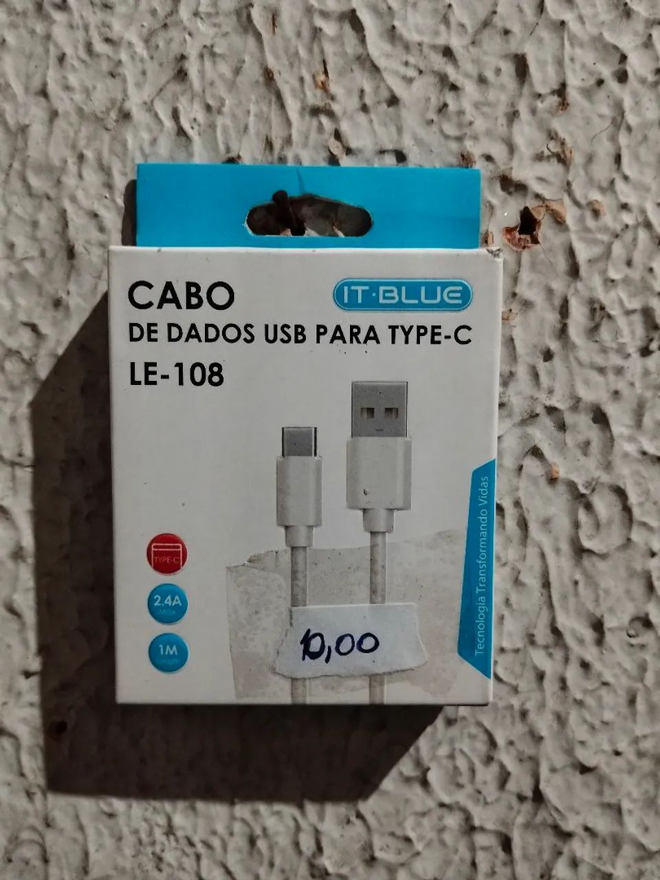 Cabo USB pra type-C