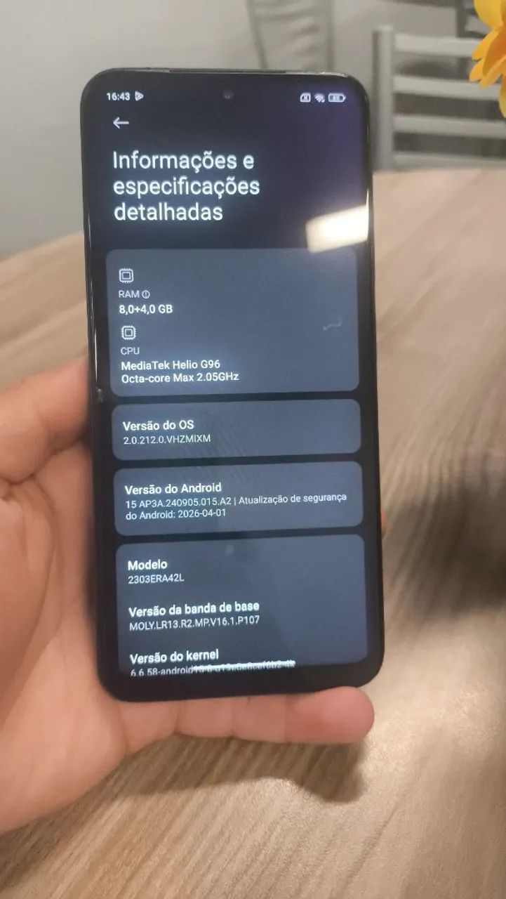Celular Redmi note 12s