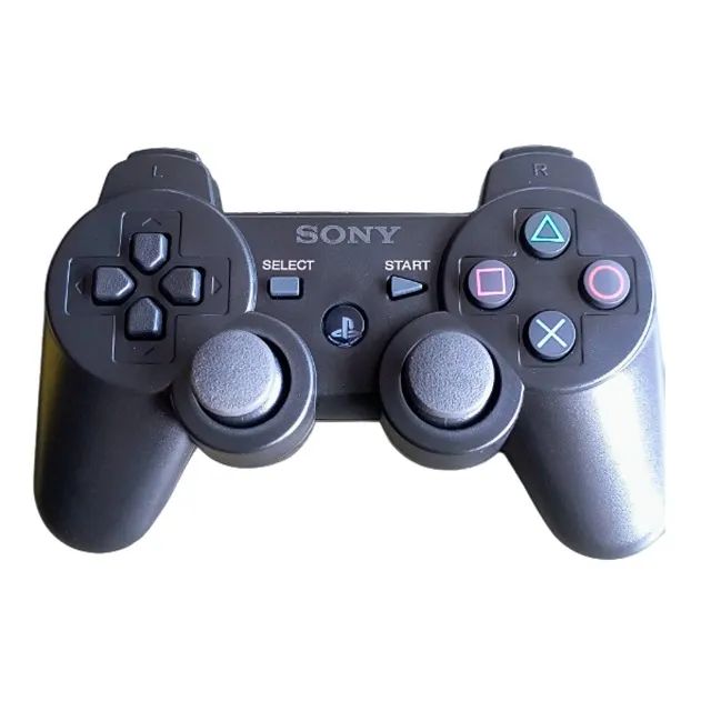 Controle Sem Fio Sony Compatível com PS3 Bluetooth Importado DualShock 3