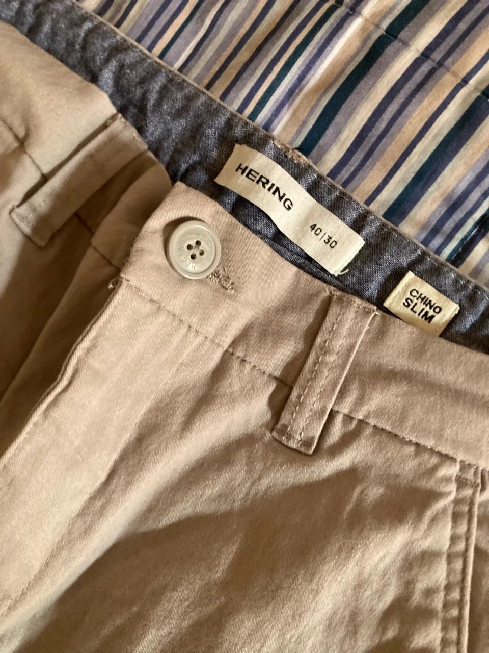 Calça slim Hering 