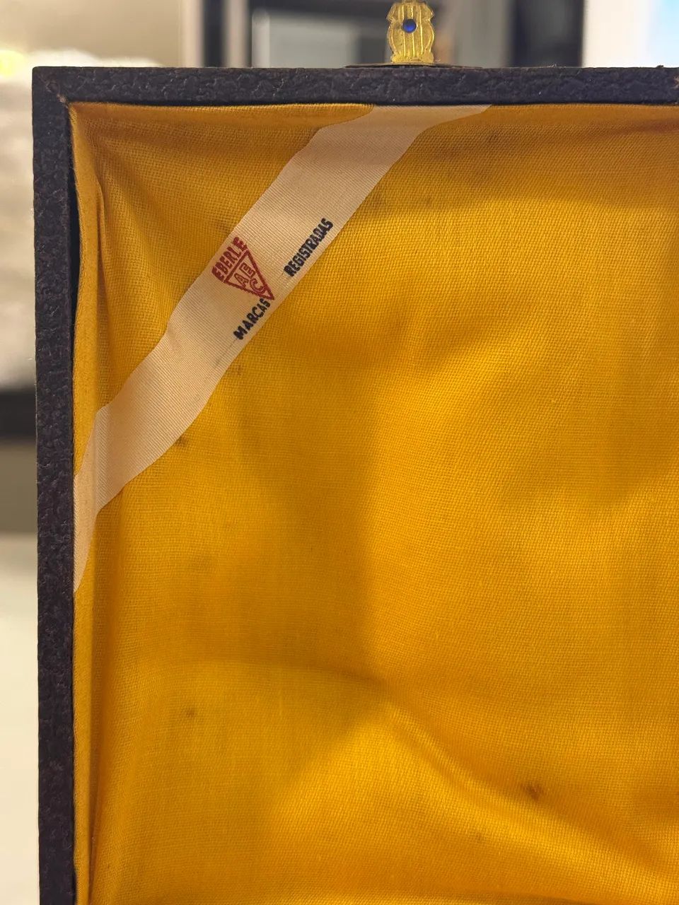 Antigo Conjunto de Batizado Eberle - Copo e Colher no Estojo Original de Época - Foto 3
