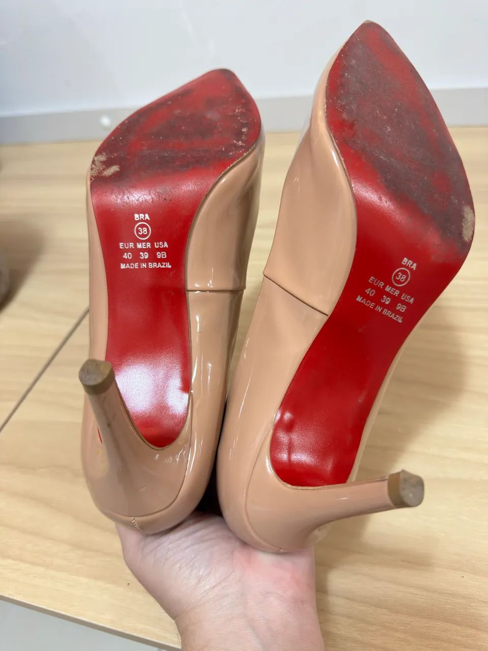 Scarpin nude tam 38  - Foto 4