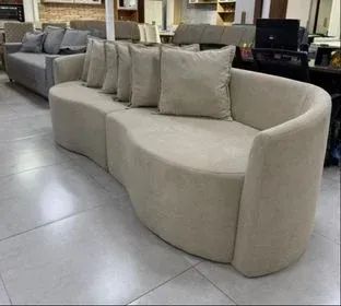 Sofá Living LR Cinq. (3,10m) com Almofadas - Dividimos Em Até 10x Sem Juros - Foto 2