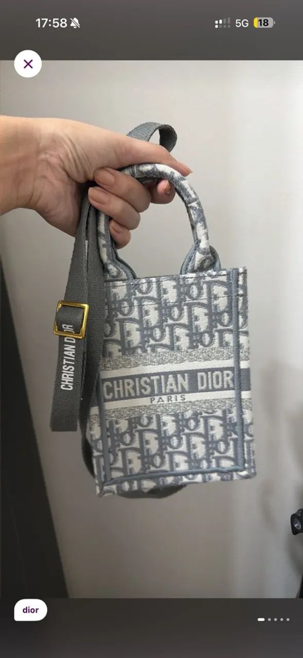 Bolsa Dior de mao  - Foto 5