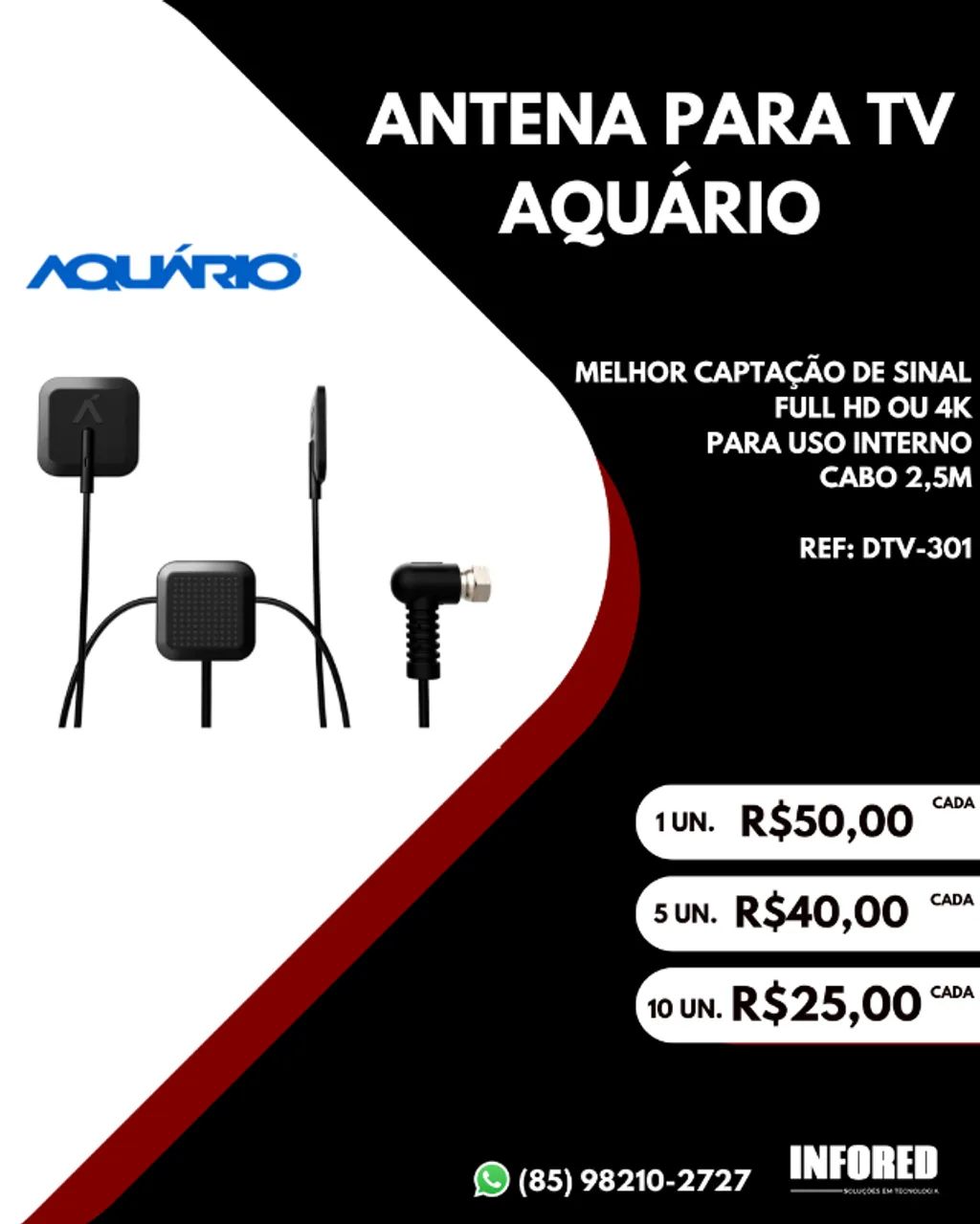 Antena interna digital DTV-301