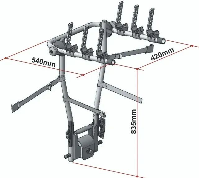 Bike engate suporte Eqmax C3x - Foto 2