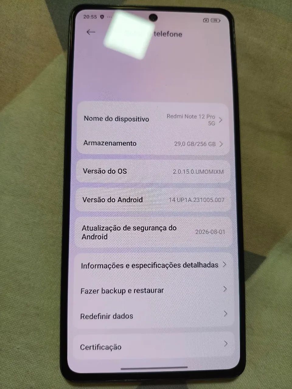 Celular xiaomi note 12 pro 5g 256gb - Foto 4