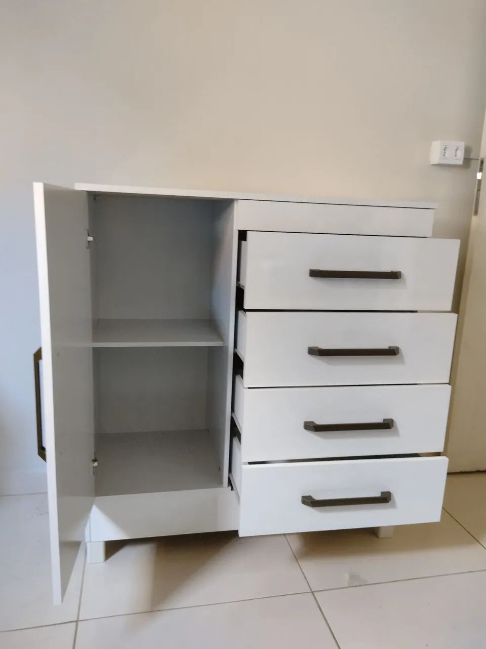 Cômoda nova na caixa com a entrega e montagem grátis para Piracicaba  - Foto 5