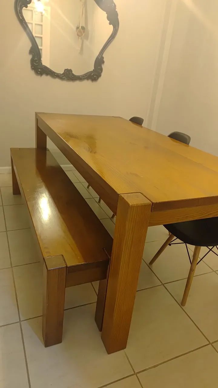 Mesa de jantar Madeira 2.00M  - Foto 3