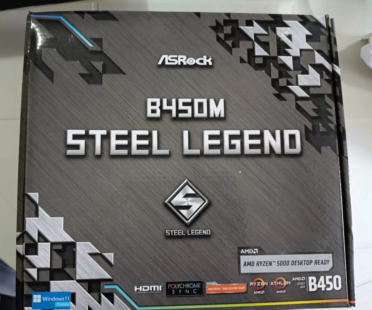Placa mãe Steal Legend b450m 