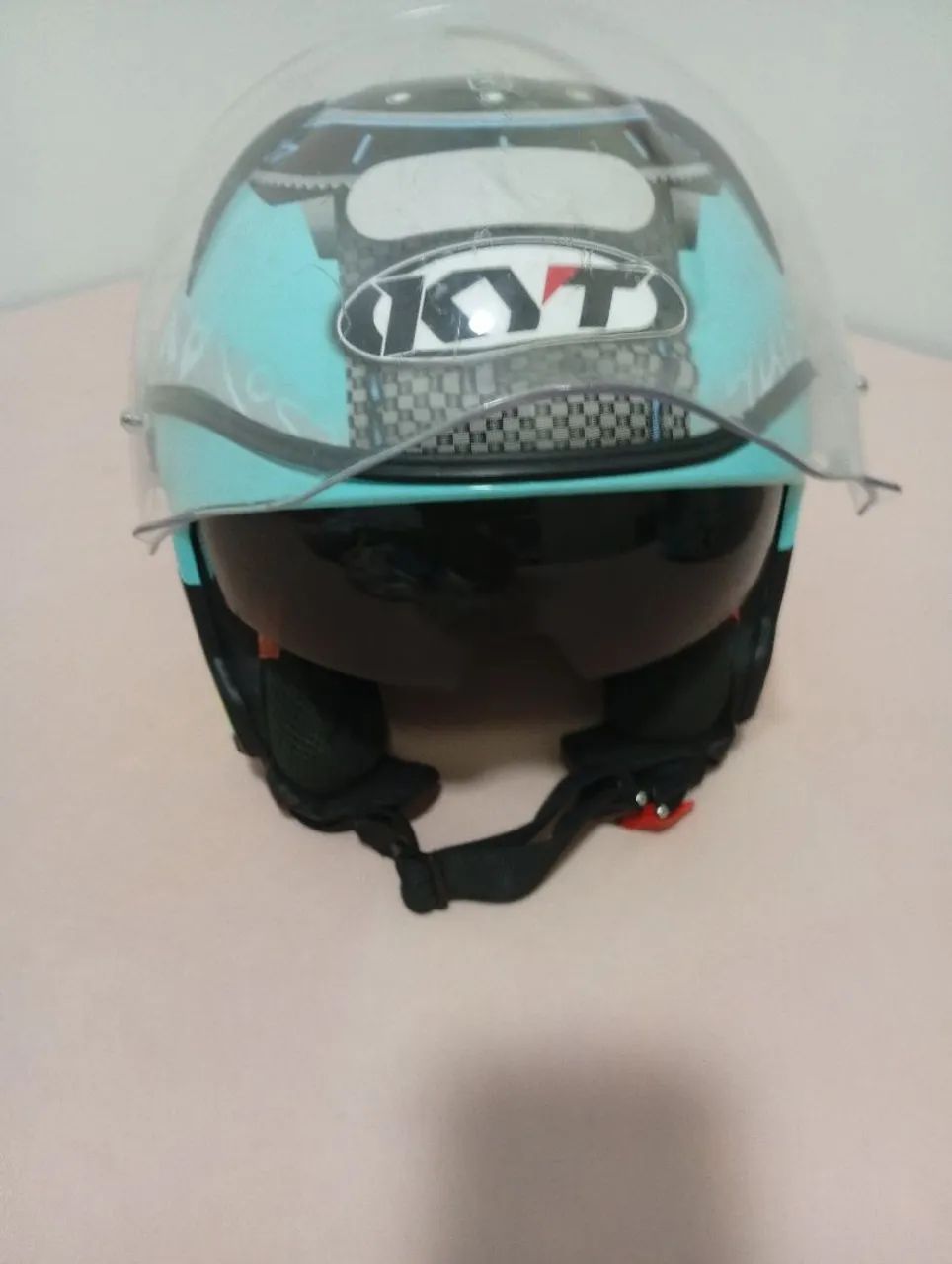 Capacete kit leopard aberto - Foto 3