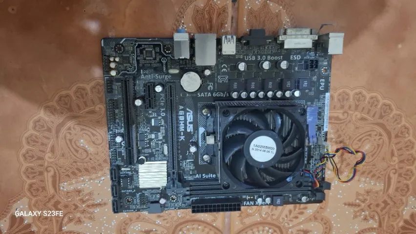 VENDO PLACA MAE COM PROCESSADOR