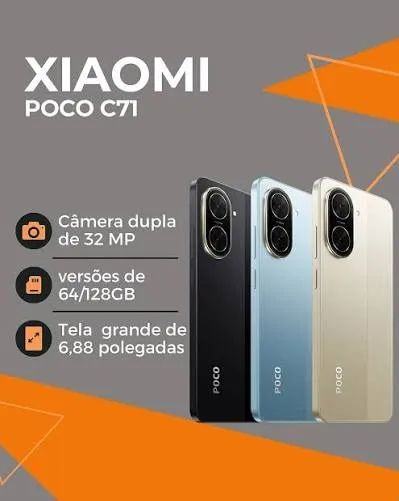 Celular Xiaomi Poco C71 64 GB Lacrado - Foto 4