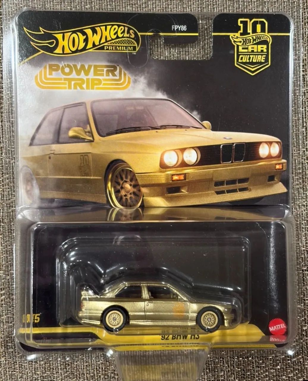Hot Wheels Car Culture Power Trip '92 BMW M3, edição limitada
