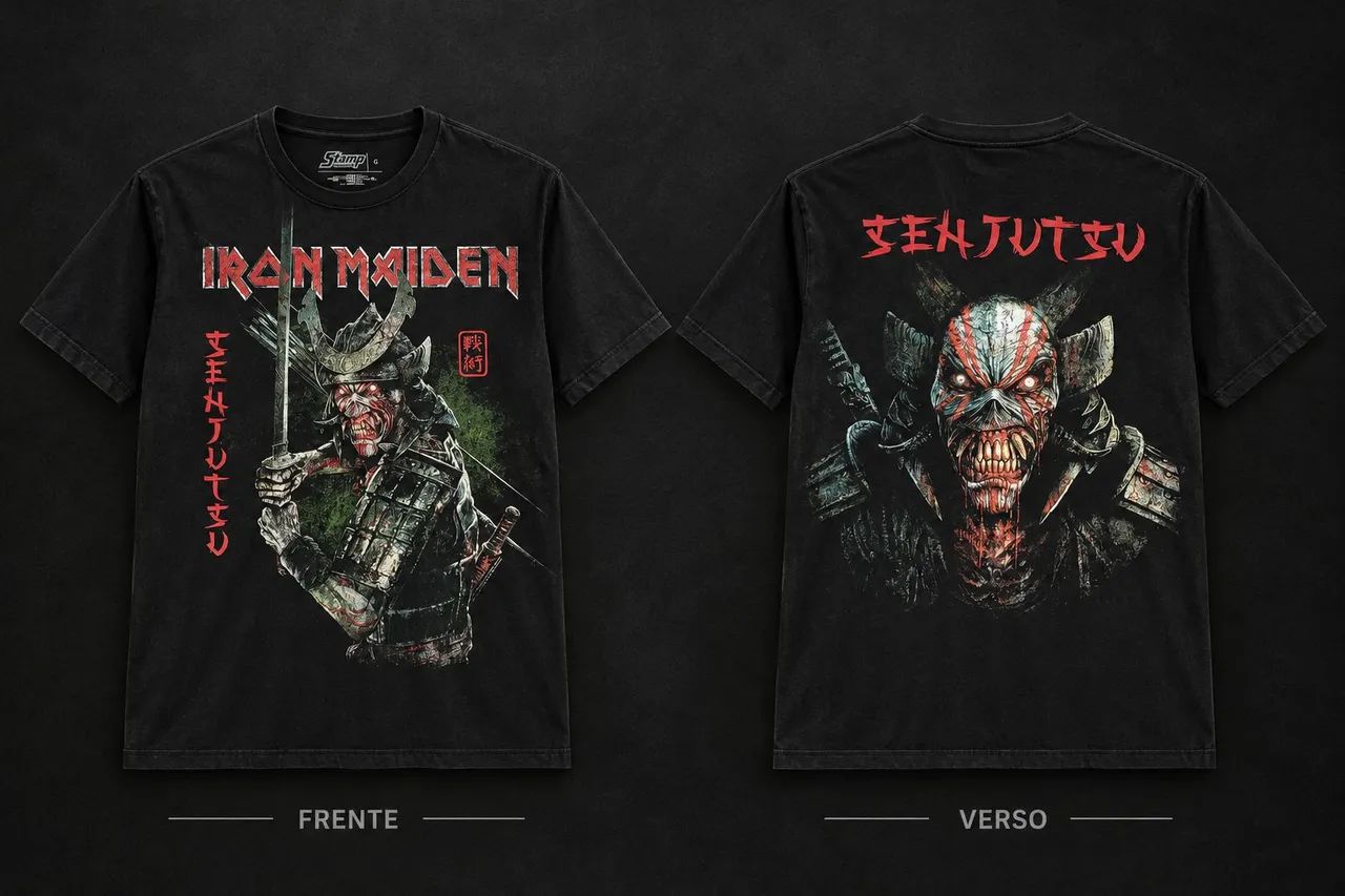 Camisas para fans do Maiden - Foto 3