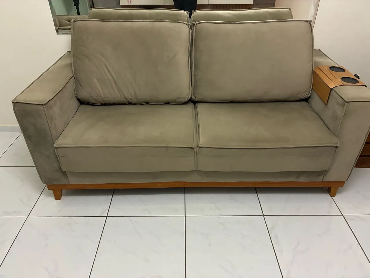 CONJUNTO SOFÁ 3 LUGARES + POLTRONA - Foto 4