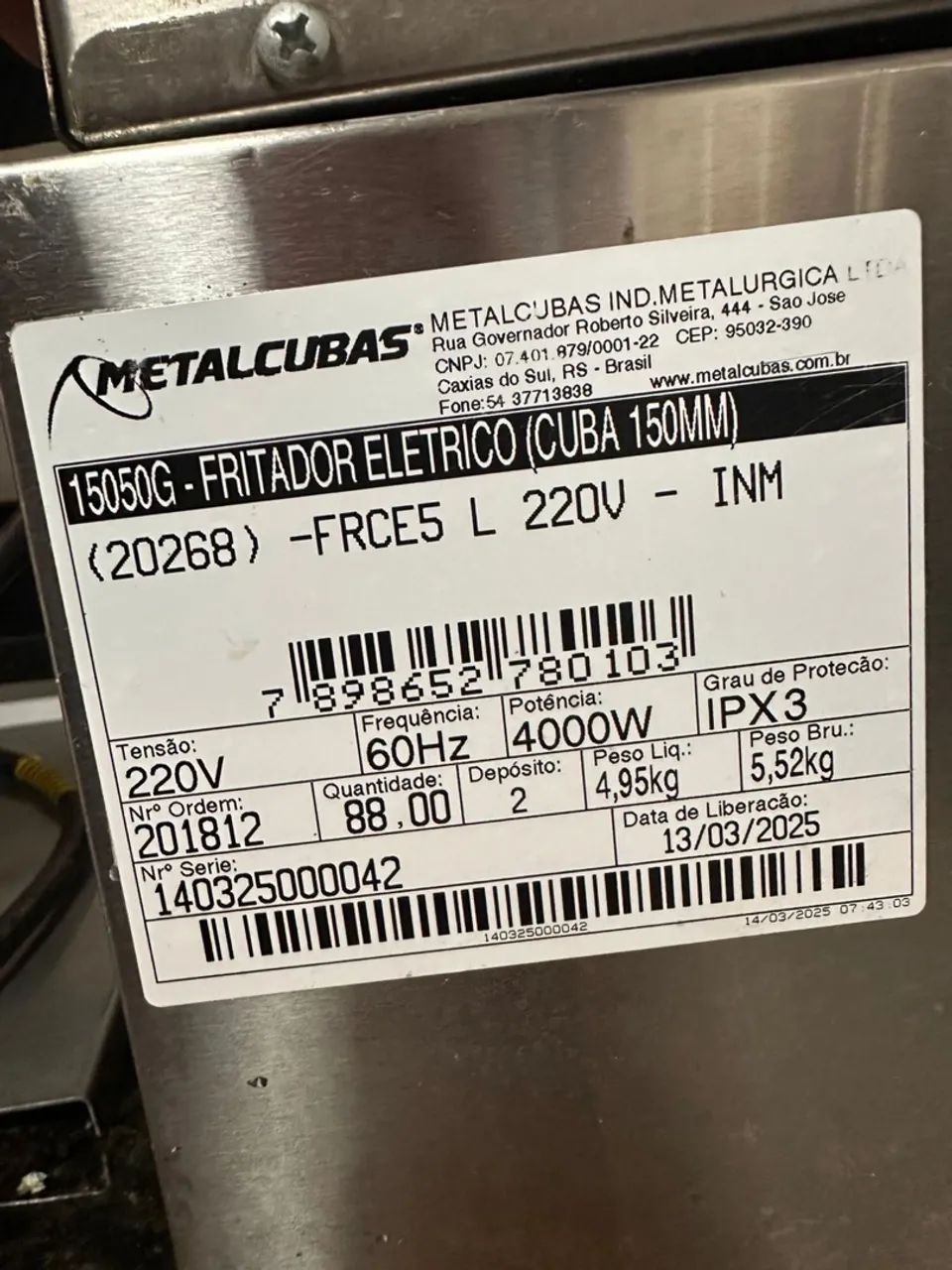 Fritadeira eletrônica metalcubas - Foto 5
