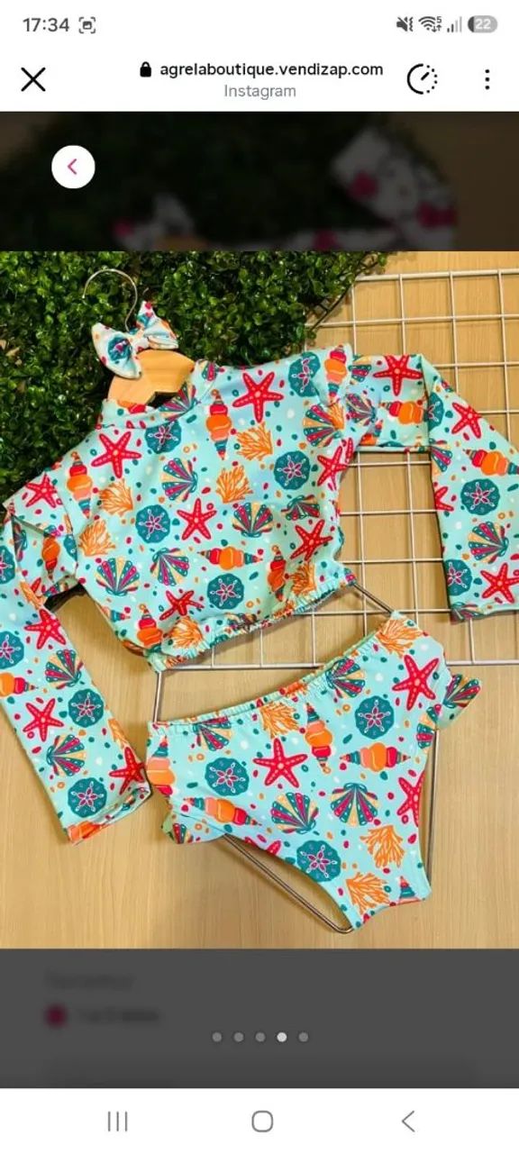 Biquínis e maiô  infantil  - Foto 3